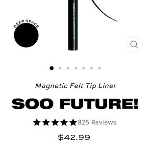 Magnetic felt tip liner